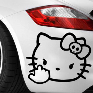 Hello Kitty f*ck you matrica