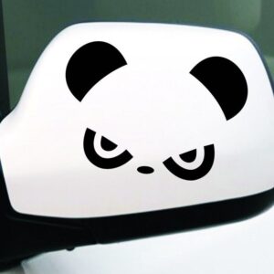 Panda visszapillantó tükör matrica