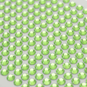 Öntapadós dekor strassz kövek zöld 750 db 3mm